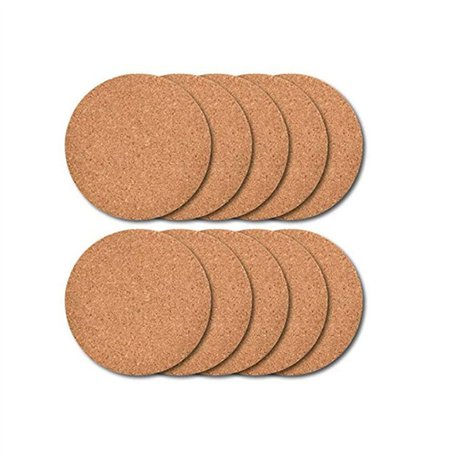 Lot de 10 dessous de verre en liège