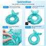 Pukitt Bouée de Sauvetage Bouée Enfant Bague Natation Sirène Bouee Piscine Anneau Gonflable Flotteur Gonflable pour Piscine Gonf