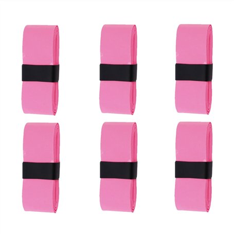 6 Pièces Rose Bande Antidérapante Auto-adhésive pour Raquette de Tennis et Badminton