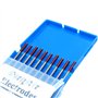 CENPEK Lot de 10 électrodes de tungstène thoriées de soudage TIG WT20 (rouge) 2,4 x 150 mm