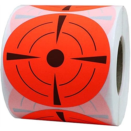 ANCLLO 250 pièces 3 Pouces Rondes adhésives cibles pasteurs fluorescentes cibles de tir Autocollants cibles Points pour Le tir T