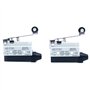 ANCLLO 2 pièces 10A Micro Interrupteur AZ-7121 Petit Interrupteur à Course Horizontale Micro Interrupteur de Fin de Course réini