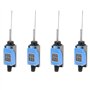 ANCLLO Antrader ME-8169 Lot de 4 interrupteurs momentanés à levier en plastique NC-NO pour Arduino fraiseuse Mill laser et plasm