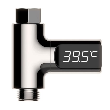 Chesoon Thermomètre de douche à lecture instantanée avec affichage numérique Fahrenheit/centigrade 5-85 ℃ pour le bain de bébé