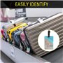 Dadabig 8PCS Étiquette Valise, Etiquette Valise Voyage Avion Etiquette Bagage Valise pour Plage et Voyage pour Marquer Clés, Val