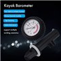 Baromètre de Kayak, Baromètre de Jauge de Pression d'Air de Bateau Pneumatique en Nylon pour Radeau de Kayak Indicateur Pression
