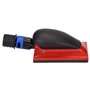 Semme Bloc de ponçage à la poussière pour ponceuse manuelle Orbital 70 x 125 mm Système d'aspiration de la poussière
