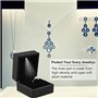 Salmue Boîte-cadeau de bijoux avec lumière LED, collier Bracelet bagues pendentif étui de rangement pour proposition de mariage 