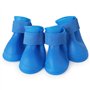 Fayemint 4 Morceaux de Bottes de Chien Imperméables en Silicone