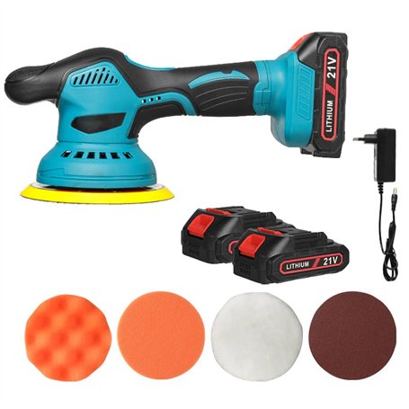 Mini polisseuse à tampon sans fil - Kit de polissage portable de 6 pouces pour l'entretien des voitures