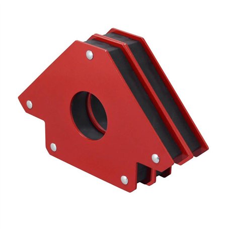 RIVERWELD Aimants de Soudage 13cm 34kg avec Serres Magnétiques - Angles Réglables Porte-Électrodes à 45°