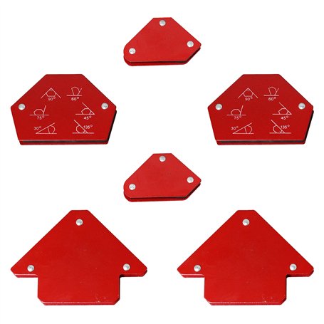 RIVERWELD Support de soudure magnétique en acier à angle fixe Positionneur de soudure Outil de soudure Support de soudure électr