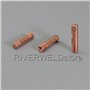RIVERWELD Électrodes pour soudage MIG/MAG Conseils de contact 0,9mm 140.0177 M6x25mm Cuivre pour Torche de soudure 15AK MB15 CO₂