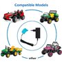 Peg Perego Chargeur 12 V pour voiture électrique enfant Force Tractor John Deere Gator XUV Polaris Outlaw Citrus RZR 900 Jouet d