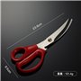 MINGZE Ciseaux de Cuisine Multifonctions Set Ciseaux Fins en Acier Inoxydable Ciseaux à volailles tranchants Ciseaux ménagers Ci