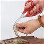 MINGZE Ciseaux de Cuisine Multifonctions Set Ciseaux Fins en Acier Inoxydable Ciseaux à volailles tranchants Ciseaux ménagers Ci