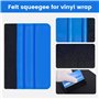 7pcs Kit Covering Vitre Teintée Voiture, Wallpaper Kit Squeegee Car Vinyl Wrapping Kit Raclette Covering Papier Peint, Suitable 