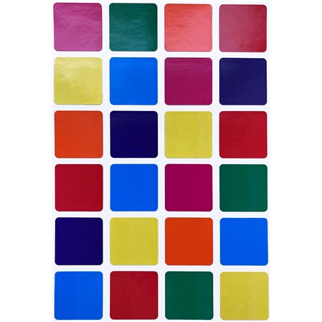 Carré Étiquettes de Codage Couleur 2