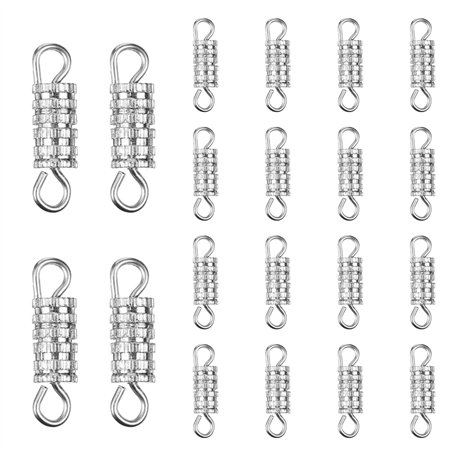 SUPVOX 20pcs Fermoirs à Vis Pour Bijoux