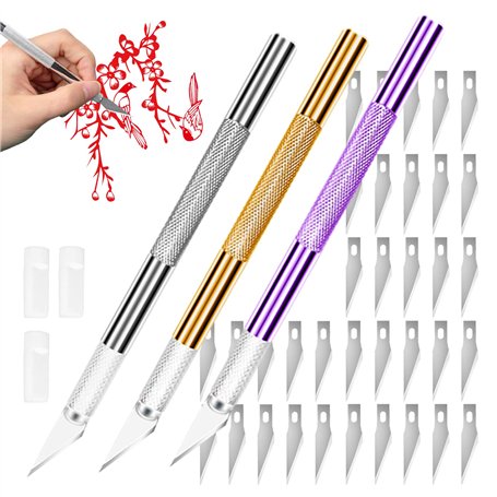 38 Pièces Scalpel avec Lames Kit
