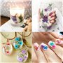 Cadeau Anniversaire Maman Fleurs Pressées Séchées Fleurs séchées Naturelles Fleurs Sechees à Ongles Multicolores pour resine epo