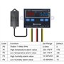 KETOTEK Contrôleur de Température et Humidité Numérique Thermostat 220V avec sonde, Regulateur de Temperature Humidite Chauffage