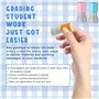 Lot de 4 tampons auto-encreurs pour enseignants, encouragement des enfants, évaluation des enseignants, récompense de motivation