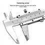 Regun Pied à coulisse, 0.02mm Haute Précision Acier au carbone Vernier Calibre Micromètre Outil de mesure 0-150mm
