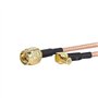 TengKo RG316 SMA Mâle à MCX Câble mâle Plug15cm RF Pigtail Jumper Cable Coaxial Coax Cable Assembly