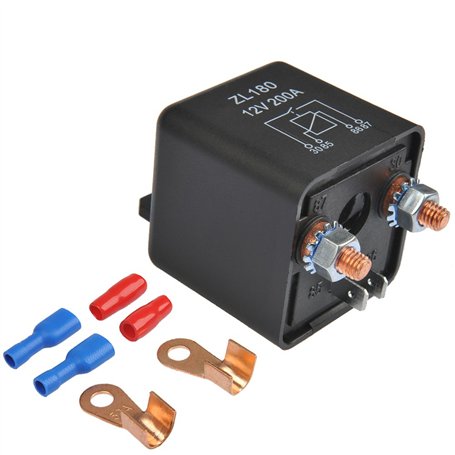 ZL180 Voiture Relais 12V 200A 4 Pin avec 2 Pin Empreinte