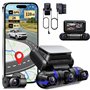 Rhorawill 4-Canaux Dashcam