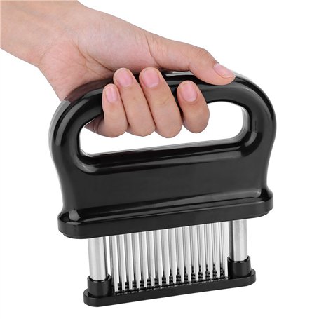 Attendrisseur à viande manuel à 48 lames en Acier Inoxydable pour attendrir le steak de boeufAttendrisseur de Viande Meat Presse