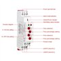 AC 220 V Relais Temporisé, GRT8-S2 Minuterie Asymétrique on/Off Répétition du Temps de Cycle