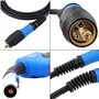 Torche de soudage blindée à gaz, torche MIG MB15AK Euro Standard raccord connecteur 4 m Premium Résistance à la chaleur Torche d