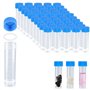 50 Pièces Tube a Essai Plastique