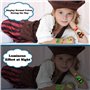 Leesgel Tatouage Enfant Pirate, 38Pcs Brillent dans Le Noir Faux Tatouage pour Pinata Anniversaire Jouet Enfant Cadeau Garcon De