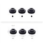 DollaTek 3PCS M0.6 17T-28T Engrenage de Moteur à pignon métallique pour pièces de Rechange de Moteur de Voiture d'arbre de 5 mm 