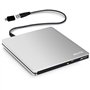 NOLYTH Lecteur Blu Ray USB 3.0 Type-C UHD 4K CD DVD Bluray Graveur 3D BD BDXL Externe pour Ordinateur Portable PC Windows 11/10/
