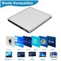 NOLYTH Lecteur Blu Ray USB 3.0 Type-C UHD 4K CD DVD Bluray Graveur 3D BD BDXL Externe pour Ordinateur Portable PC Windows 11/10/