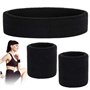 SUYIPCUS Lot de 3 bandeaux de transpiration pour hommes et femmes