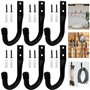 HEKOBAG Lot de 6 Crochets de Rangement Robuste pour Garage