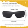 AOZAN ANSI Z87.1 Verres de rechange compatibles avec les lunettes de soleil Oakley Turbine Rotor OO9307 - -