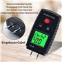 Humidimètre pour bois de type broche avec 7 modes, écran LCD rétroéclairé, détecteur de moisissures pour bois et matériaux de co