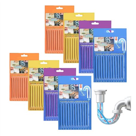 GERUI Lot de 96 désodorisants pour tuyaux de drainage