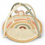 Hakuna Matte Baby Play Gym - Tapis de jeu pour bébé très épais et doux avec miroir de découverte et 4 jouets pour enfants - Baby
