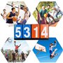 KLYNGTSK Tableau de Bord Score Plier Tableau d'Affichage Football 36.4 * 16.3cm Tableau de Bord Sportif Panneau Score Tennis Pan