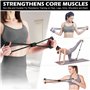 QOUBNIC Rouleau de massage, 5 en 1 Rouleau Massage Foam Roller Rouleau Massage en Mousse à Quadrillage, Rouleau Massage dos pour