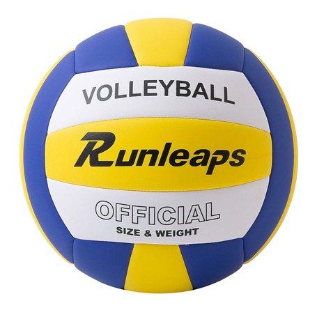 Runleaps Ballon de volley-ball imperméable pour l'intérieur et l'extérieur pour la plage