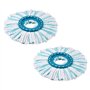 WinGluge 2 Pièces Têtes de Rechange Compatible avec Leifheit Clean Twist Disc Mop