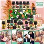 ZZXLOPEZ Ensemble D'huiles Essentielles, Huiles Essentielles 20 x 10 ml, Huiles Essentielles Aromathérapie 100% Pures pour Diffu